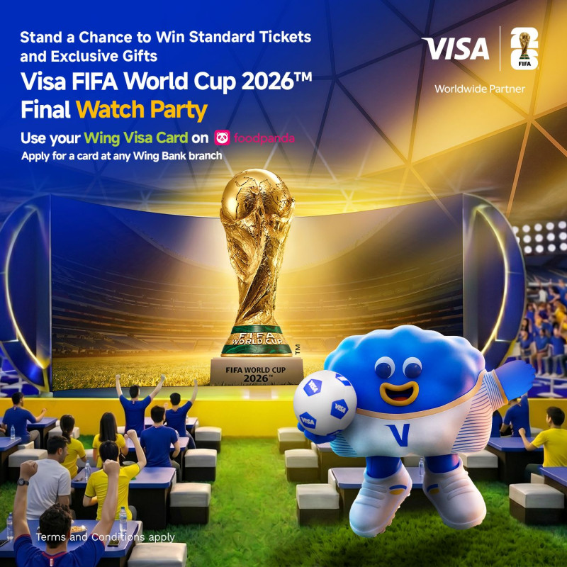 Order with Wing Visa Card on foodpanda & Win Exclusive FIFA World Cup 26™ Rewards