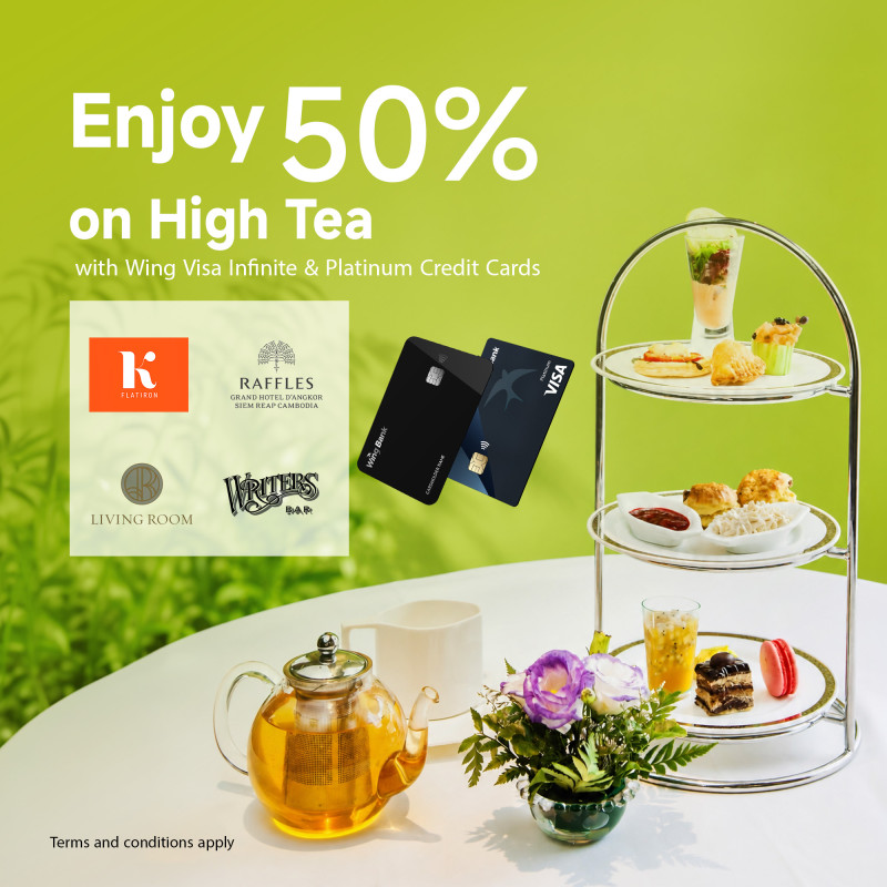 Enjoy 50% Off High Tea