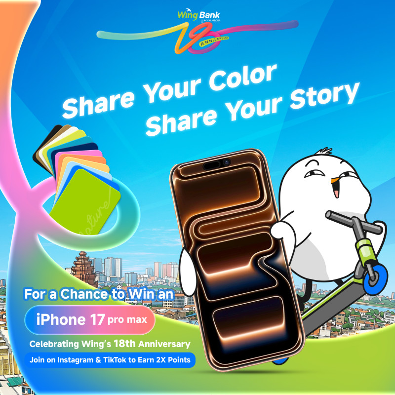 Paint the Town with Wing 18 Years of Flying Colors Lucky Draw