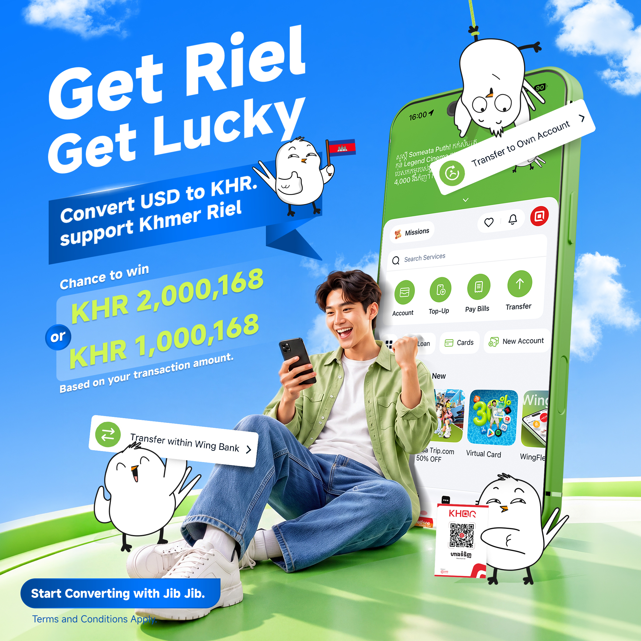 Get Riel, Get Lucky