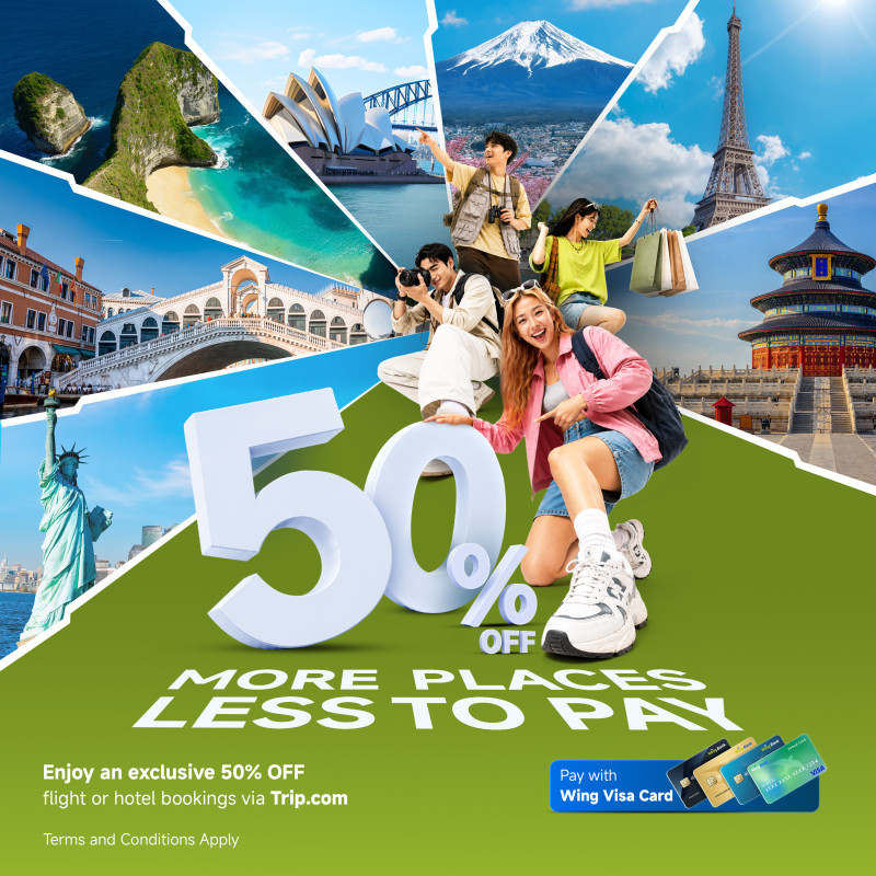 Get 50% OFF on Your Trip with Wing Visa