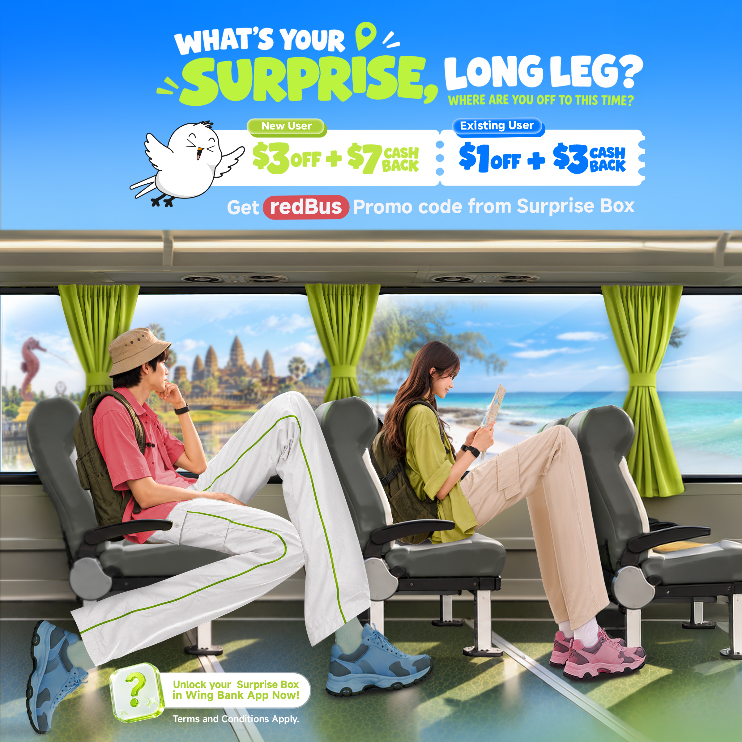 Enjoy Up to $10 in Discounts & Cashback with redBus
