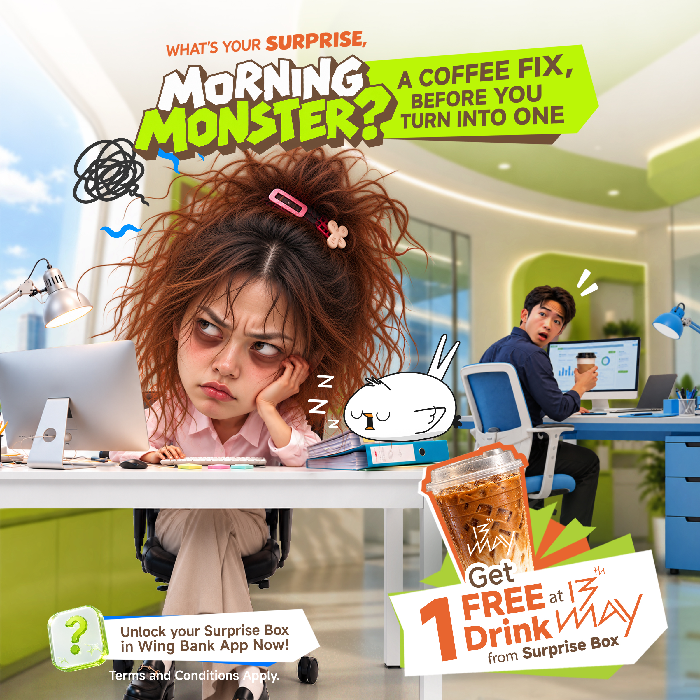 Your Morning Rescue Comes with a Surprise! ☕