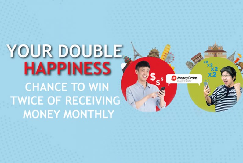 Enjoy your double happiness, get chance to win twice of receiving money