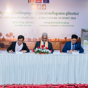 Wing Bank, Wing Commerce, Amru Rice, and CACC Join Hand to Boost Cambodia’s Rice Production