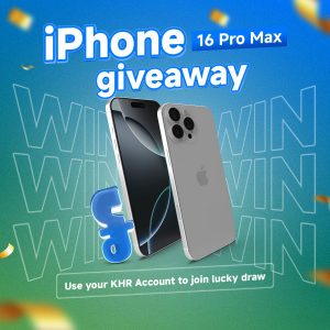 Win an iPhone 16 Pro Max with Your KHR Account!