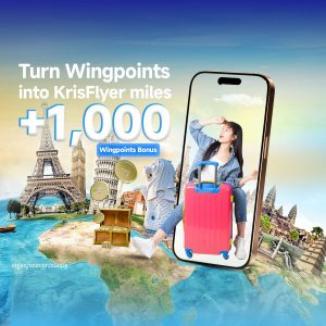 Convert Wingpoints to KrisFlyer Miles & Earn Bonus Rewards!